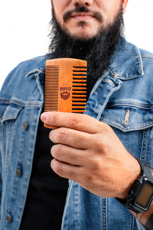 WOODEN COMB BARBAS